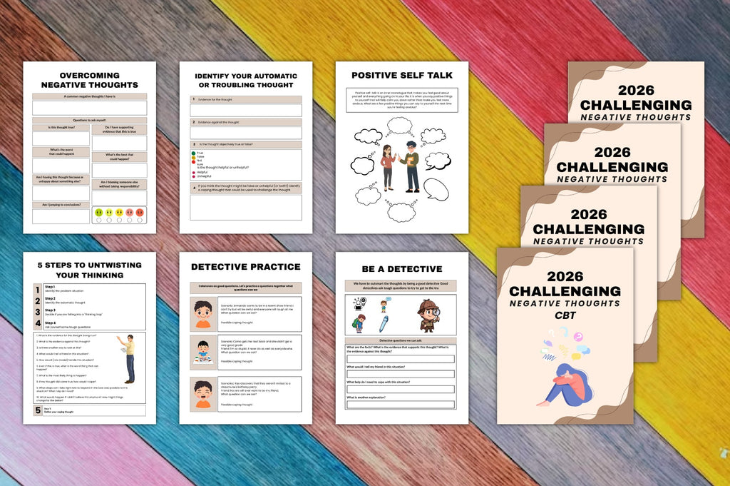 Challenging Negative Thoughts: CBT Planner