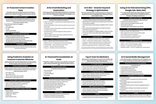 AI Marketing Strategy Guide Planner