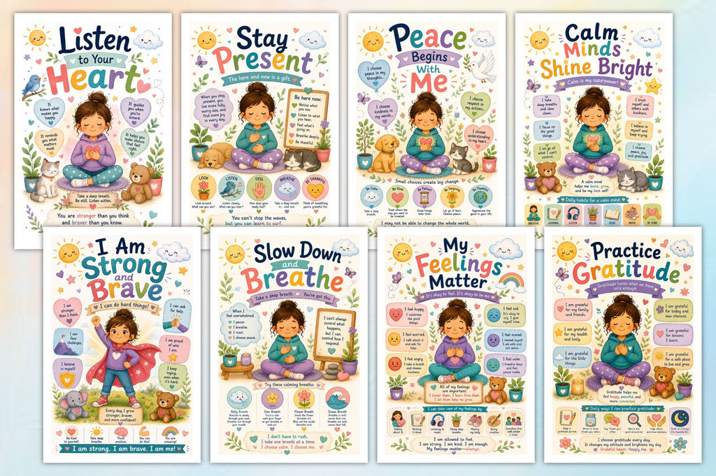 Mindful Calming Posters For Kids