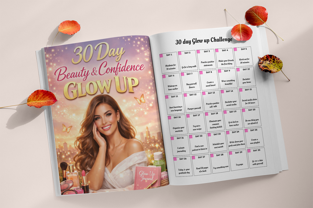 Day Beauty Confidence Glow Up Journal
