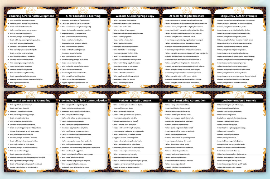 The Ultimate ChatGPT Library Prompts