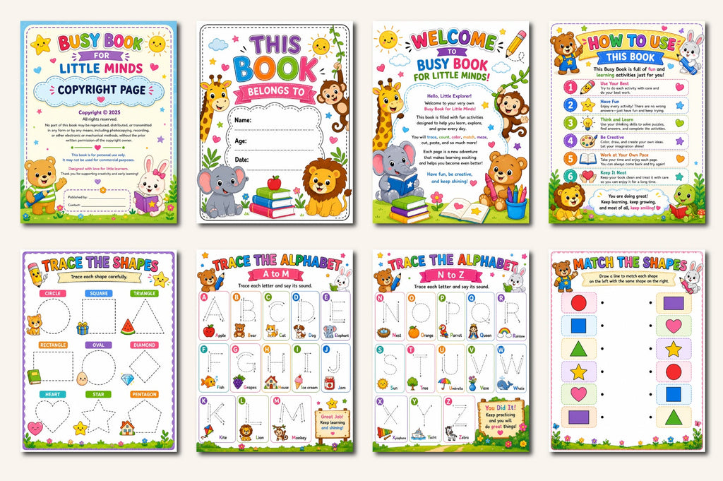 Busy For Little Minds Book