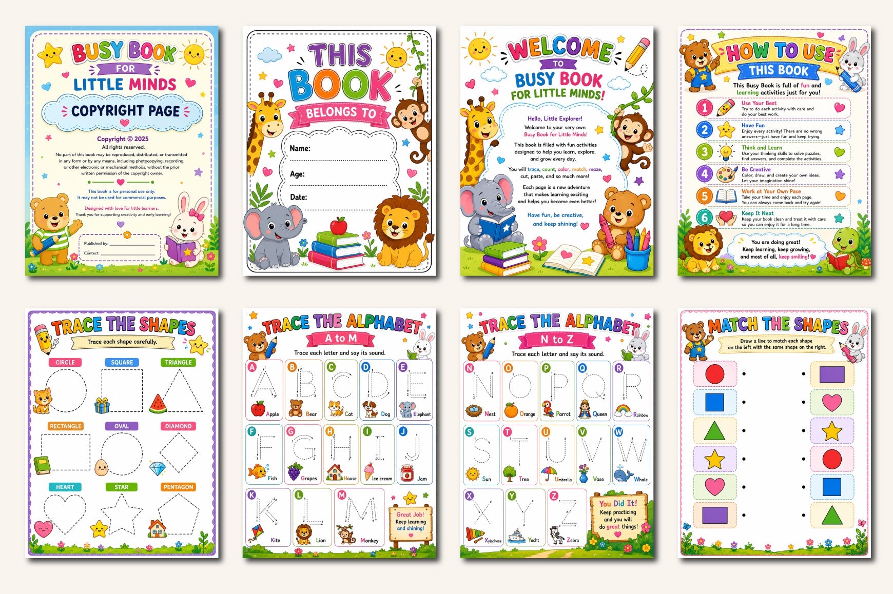 Busy For Little Minds Book