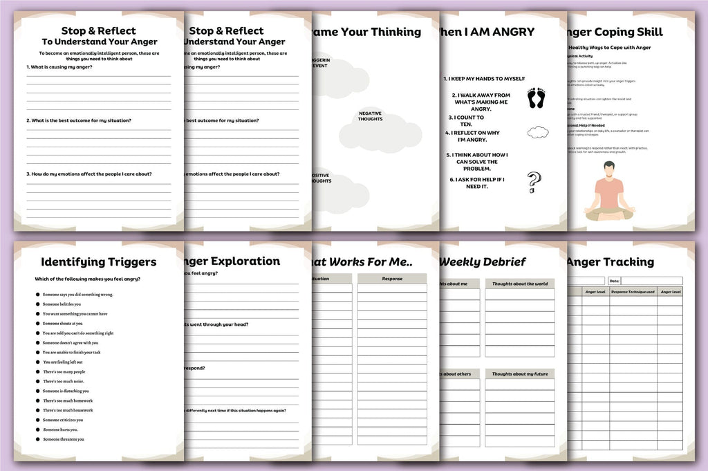 Anger Management Planner Guide