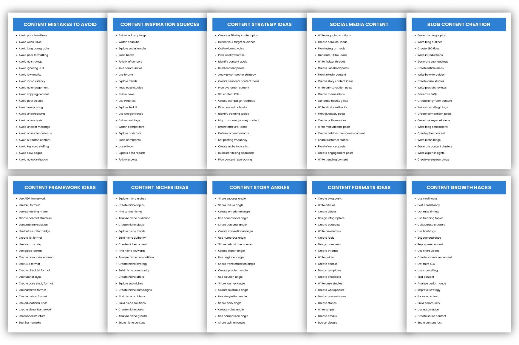 Content Marketing Prompts