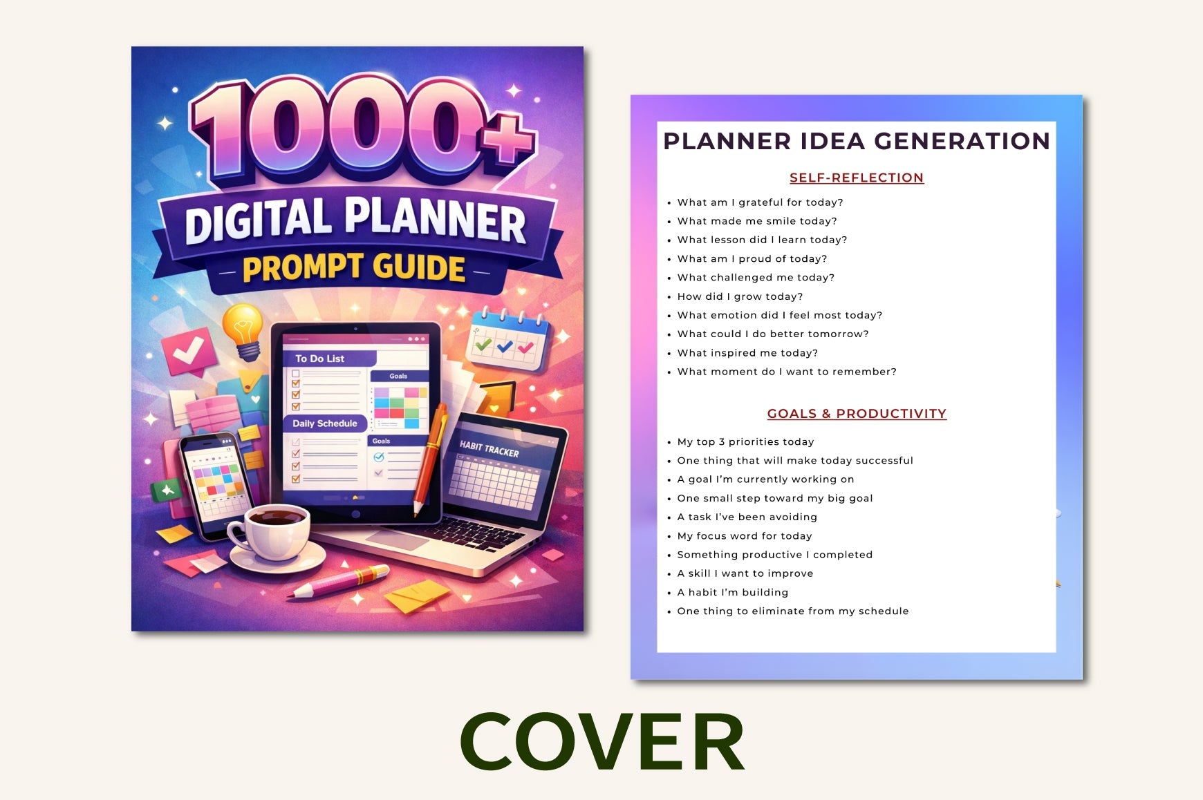 Digital Planner Prompt Guide