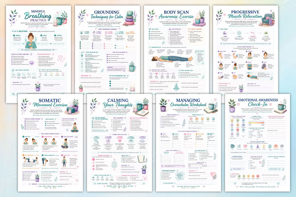 Nervous System Reset For Stress Relief Workbook