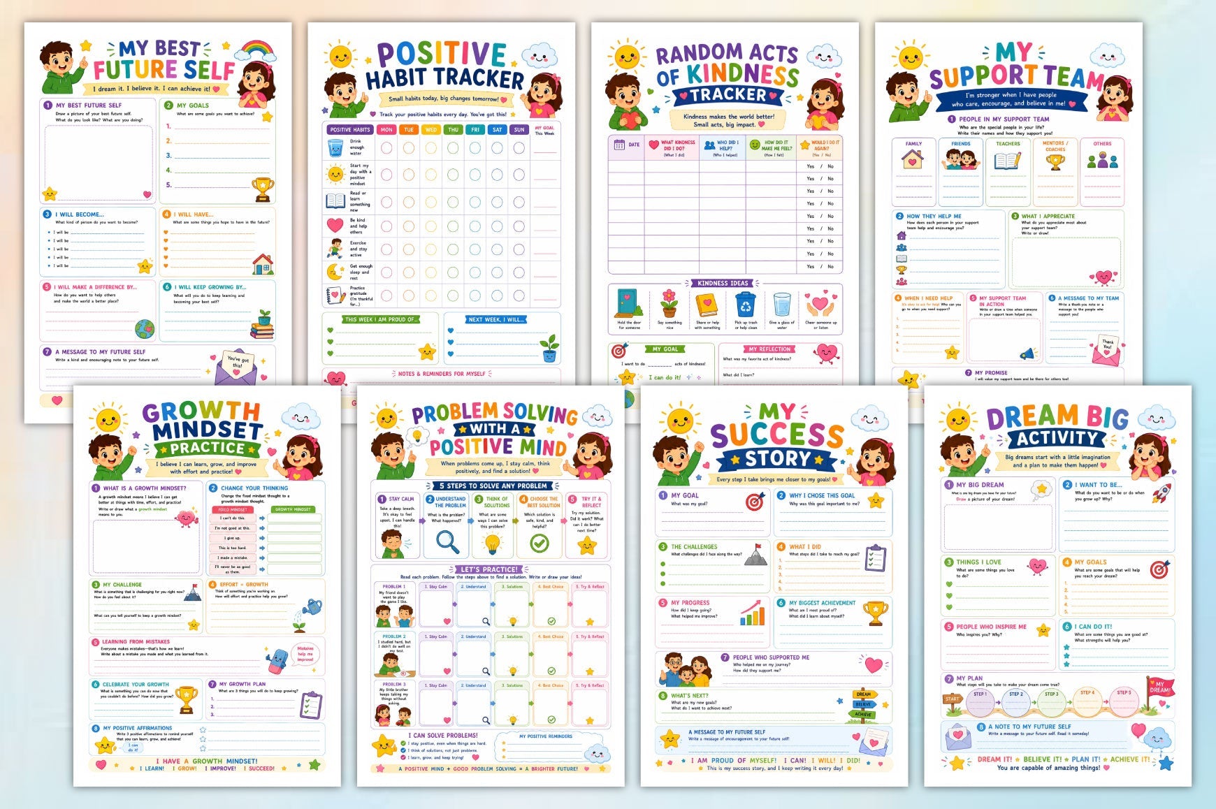 Positive Thinking For Kids Workbook