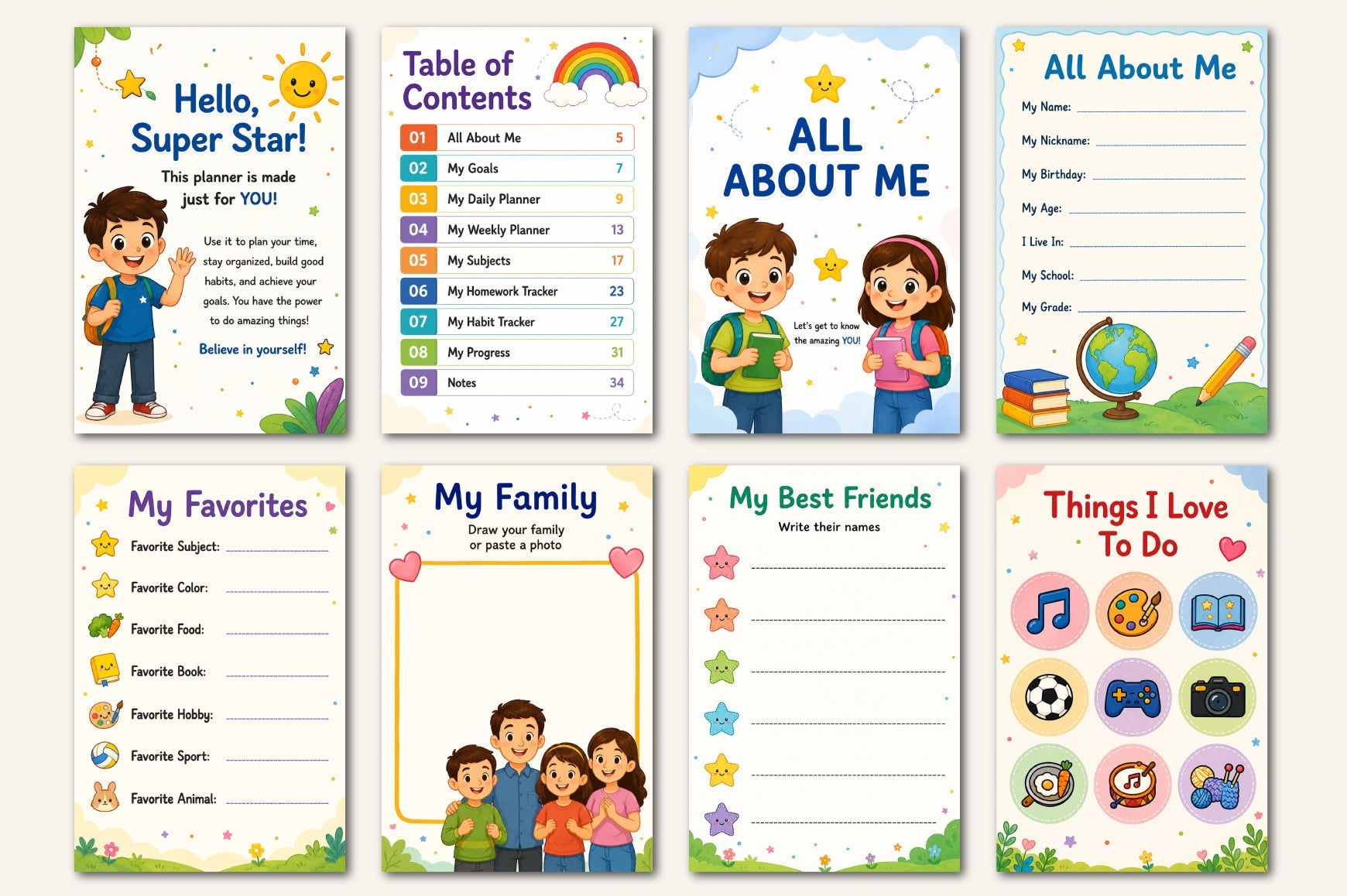 School Success For Kids Planner