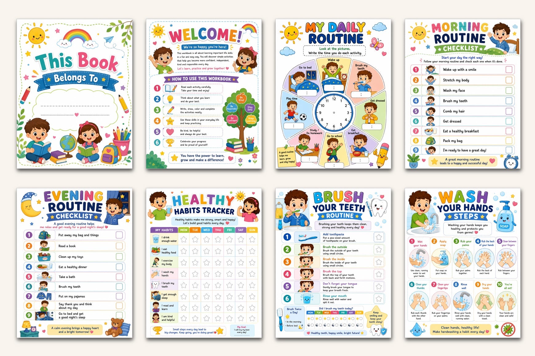 Life Skills For Kids Workbook