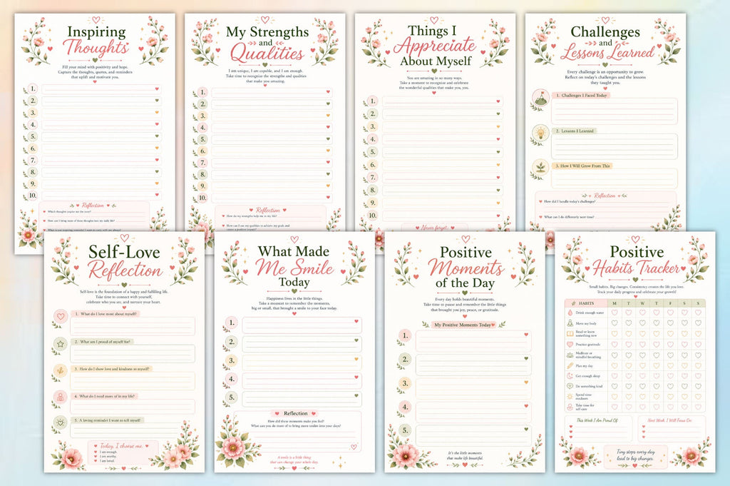 Positive Reflection Gratitude Journal