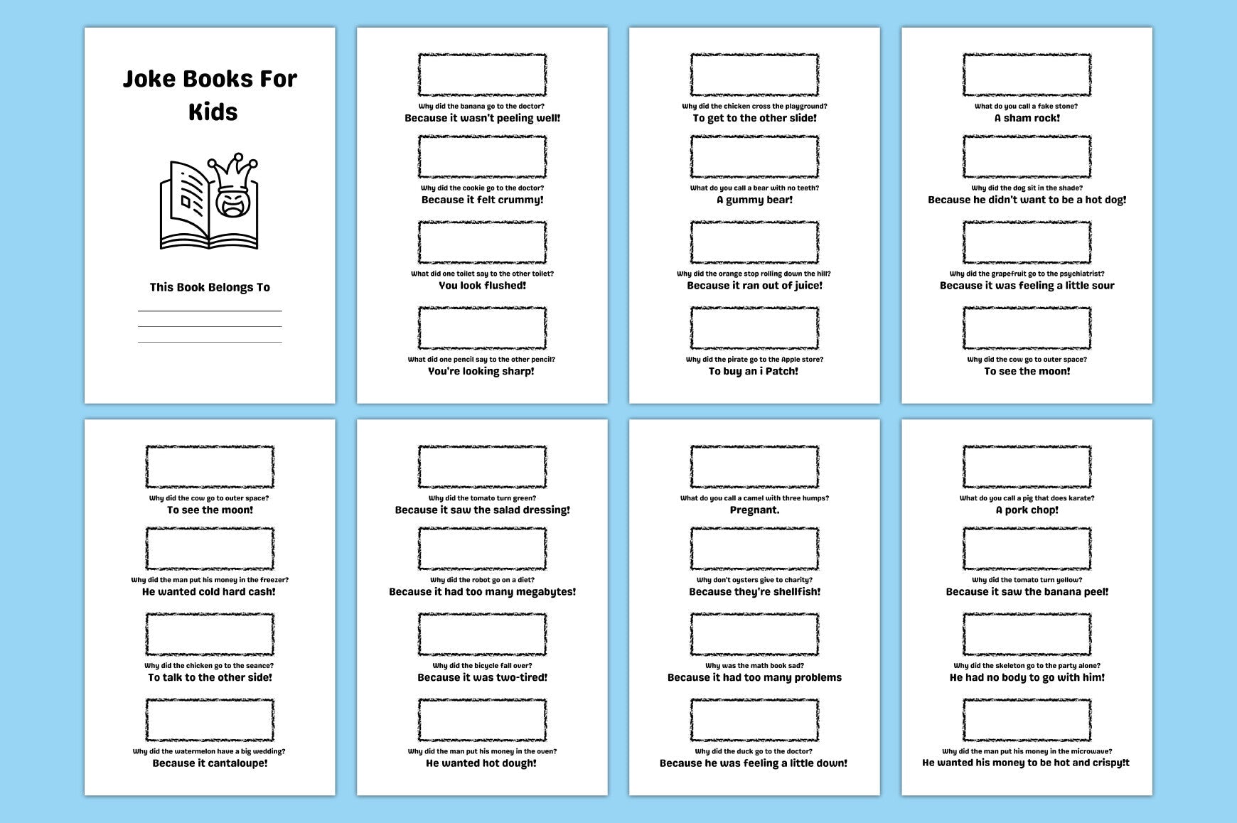 Joke Books for Kids Planner