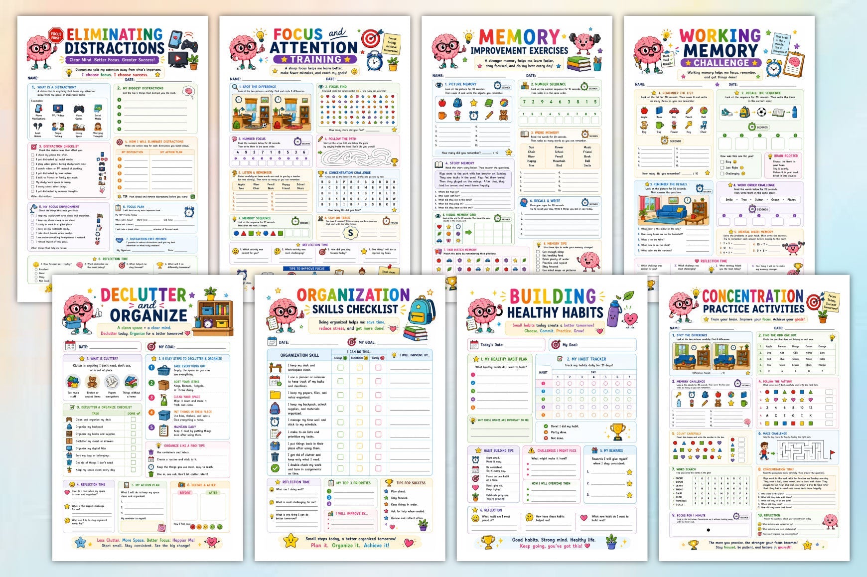 Executive Function Success Workbook