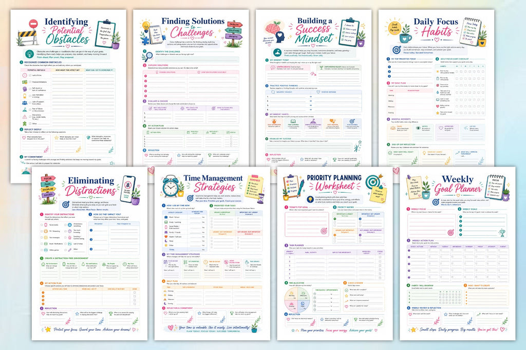 Focus And Goal Achievement Workbook