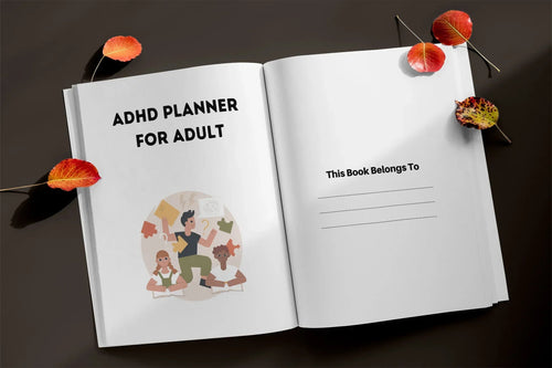 ADHD Planner for Adults Organizational Tool daily planning worksheets
