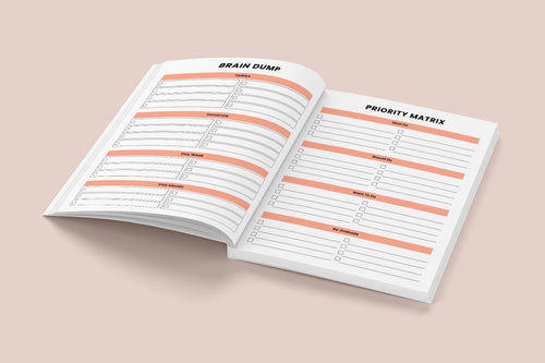 ADHD Organization & Productivity Journal Worksheets