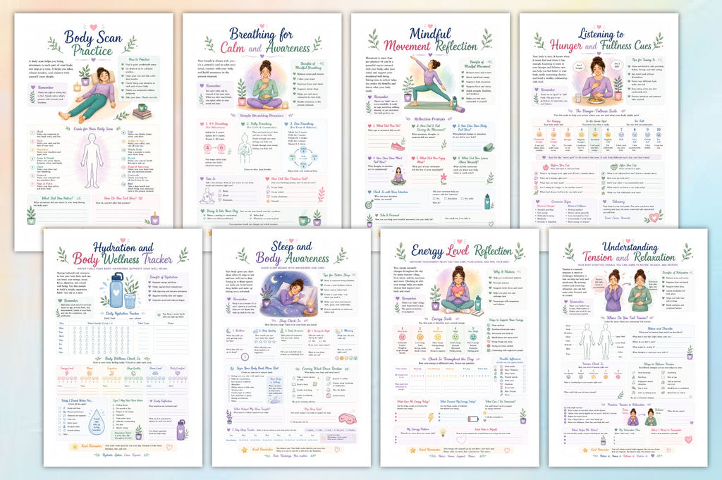 Body Mindfulness And Self Care Workbook