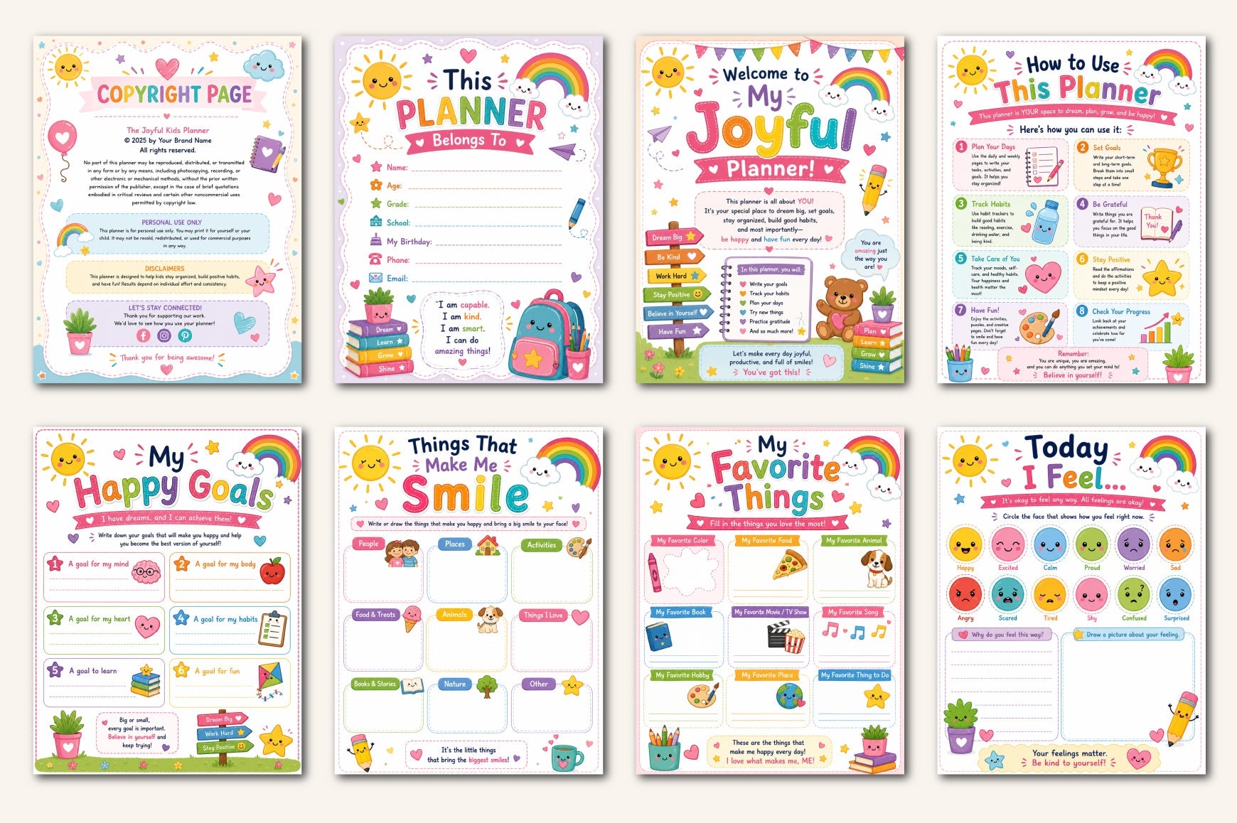 The Joyful Kids Planner