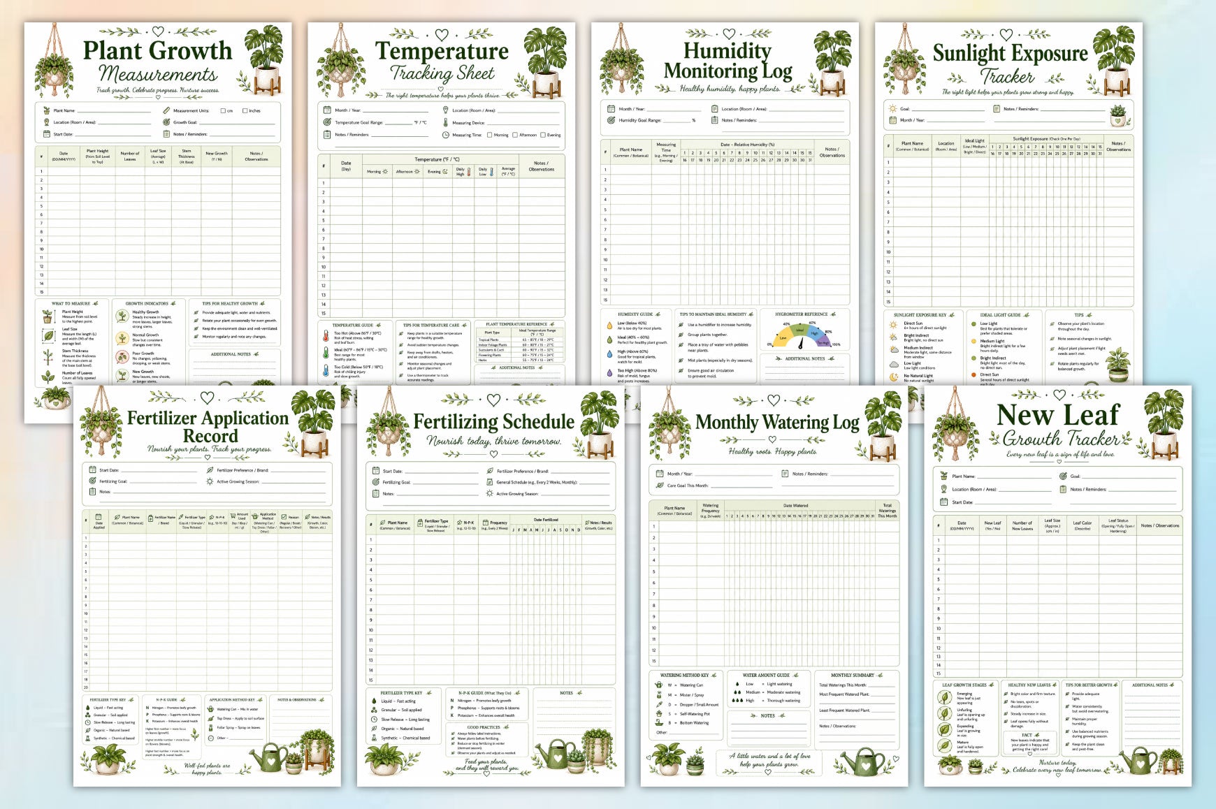 Indoor Plant Wellness Journal
