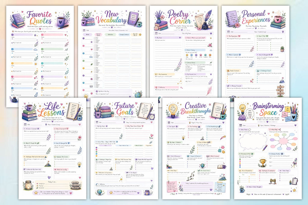Creative Thoughts Writing Journal