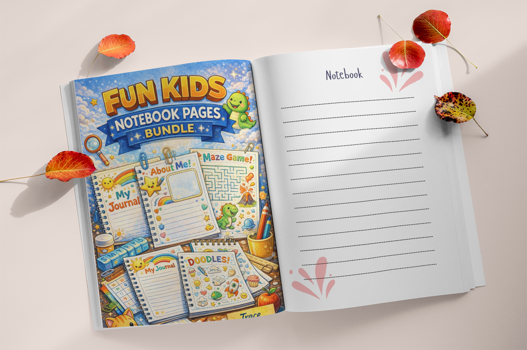 Fun Kids Notebook Journal
