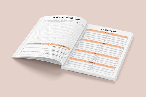 ADHD Focus Productivity Journal focus tracker and productivity worksheets