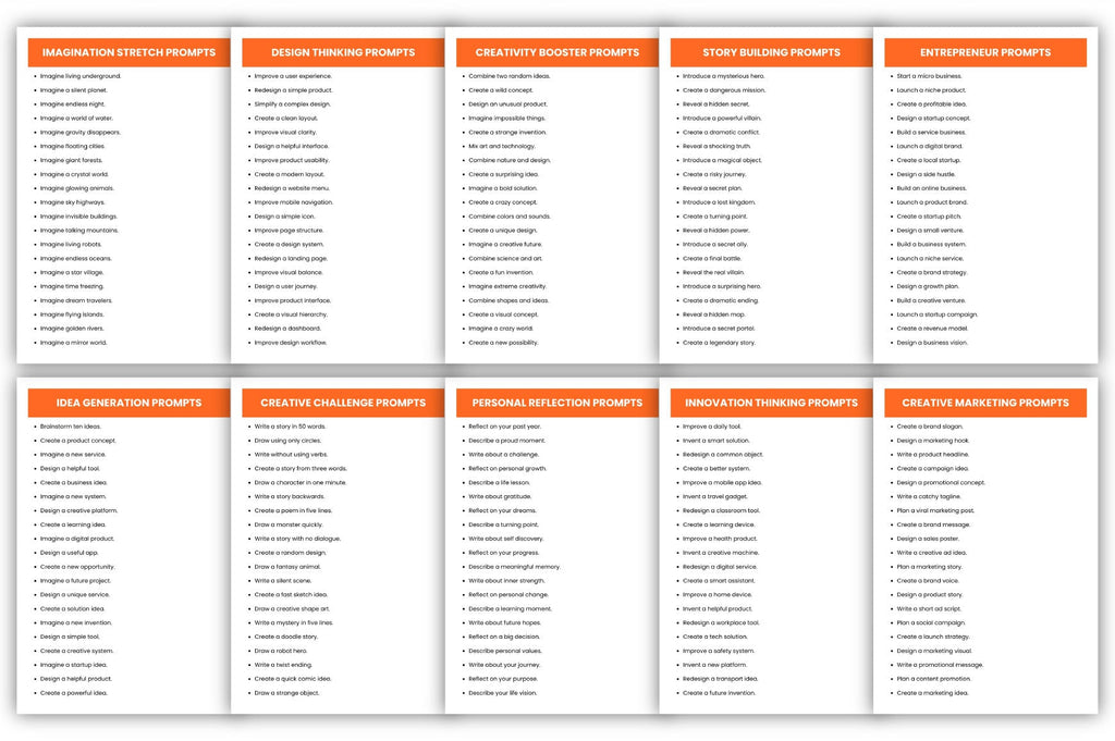 Brilliant Ideas Prompts