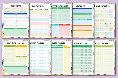 ADHD Kids Planner daily schedule and task management printable pages