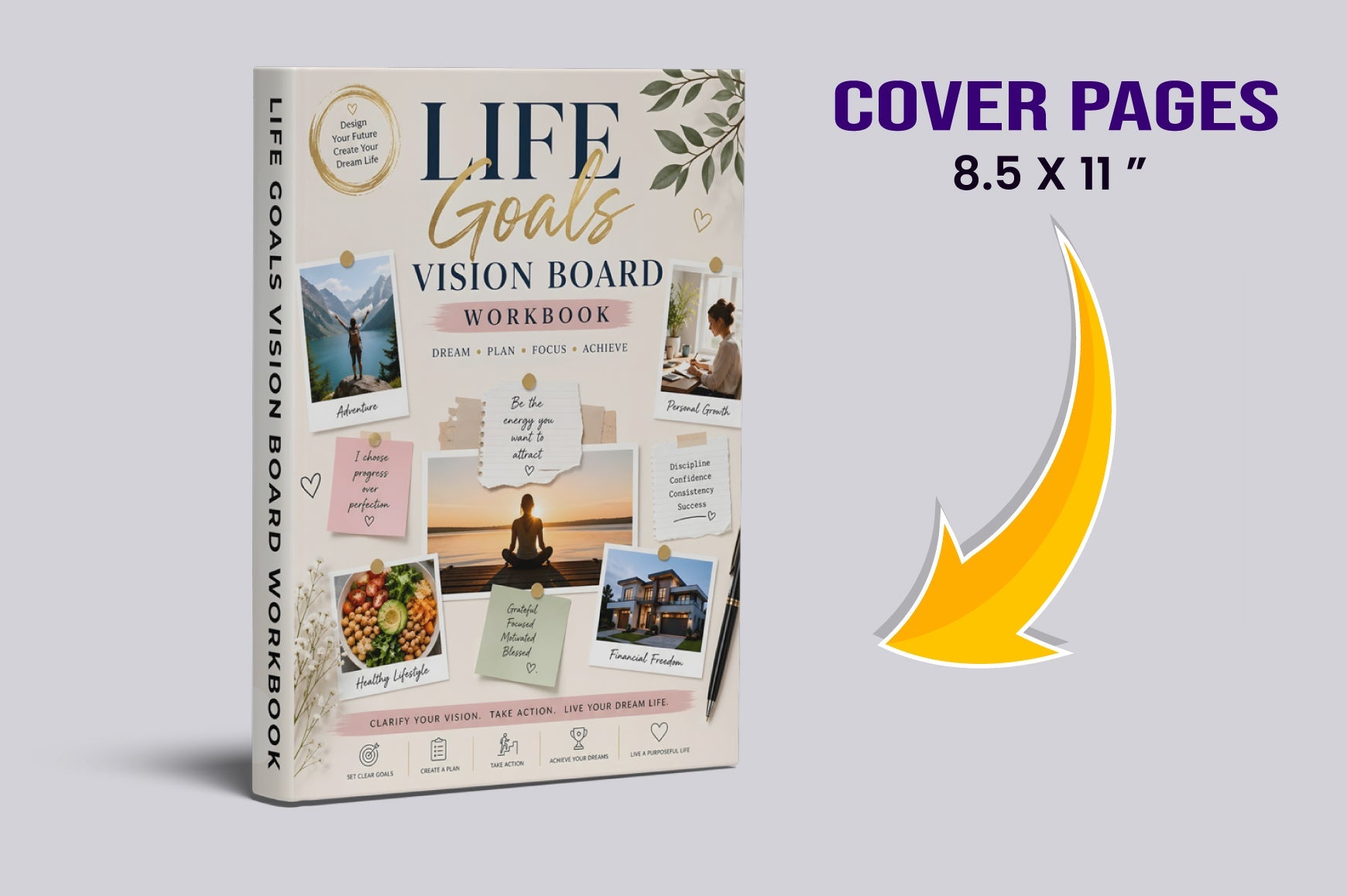 Life Goals Vision Board Workbook