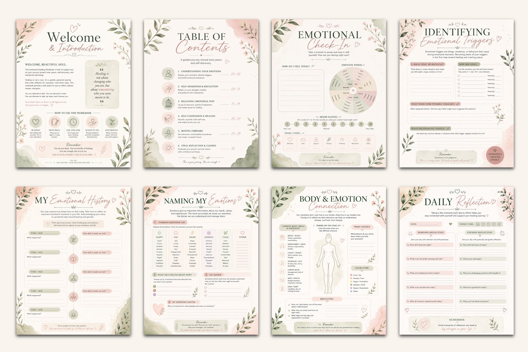 Emotional Healing Workbook