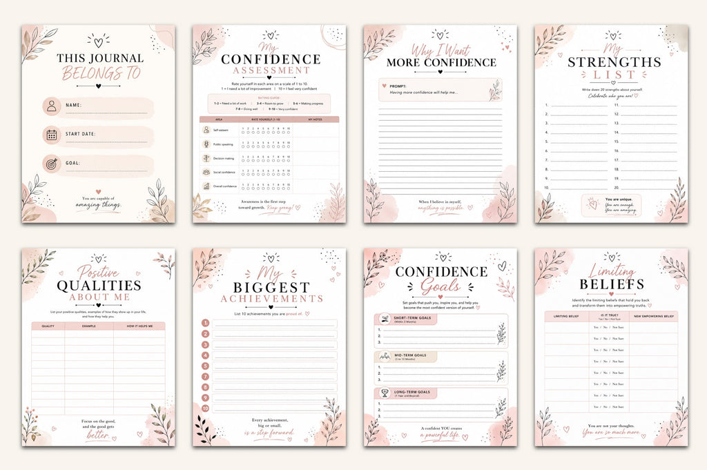 Confidence Building Journal