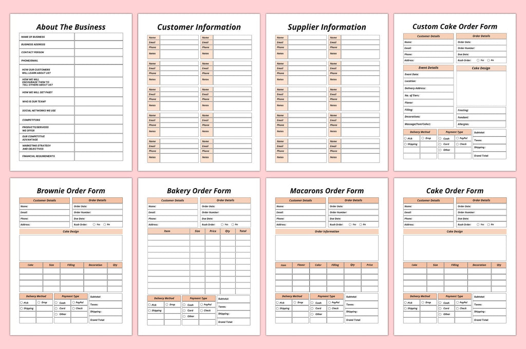 Bakery Business Planner