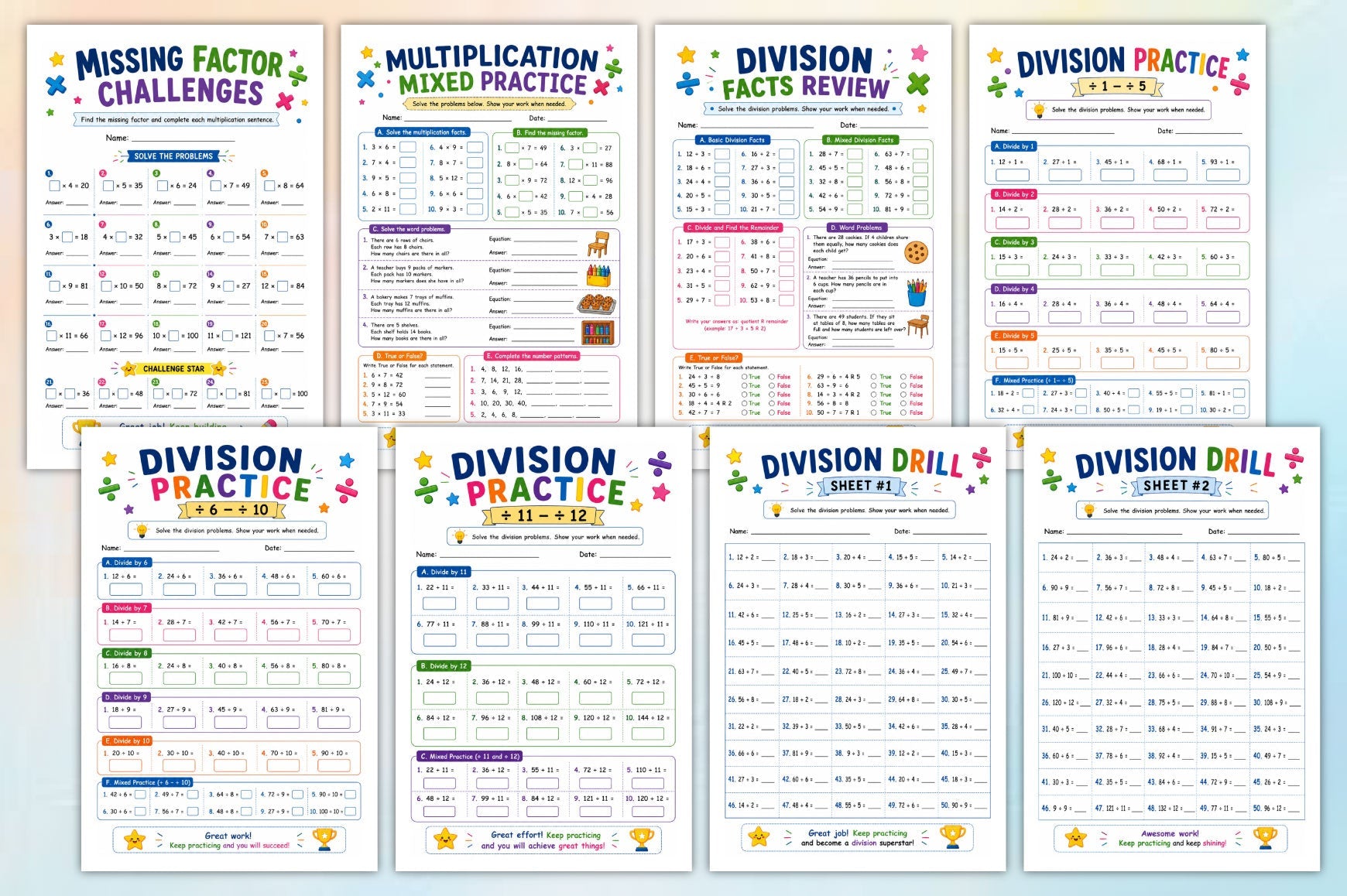 Building Strong Multiplication Division Skills