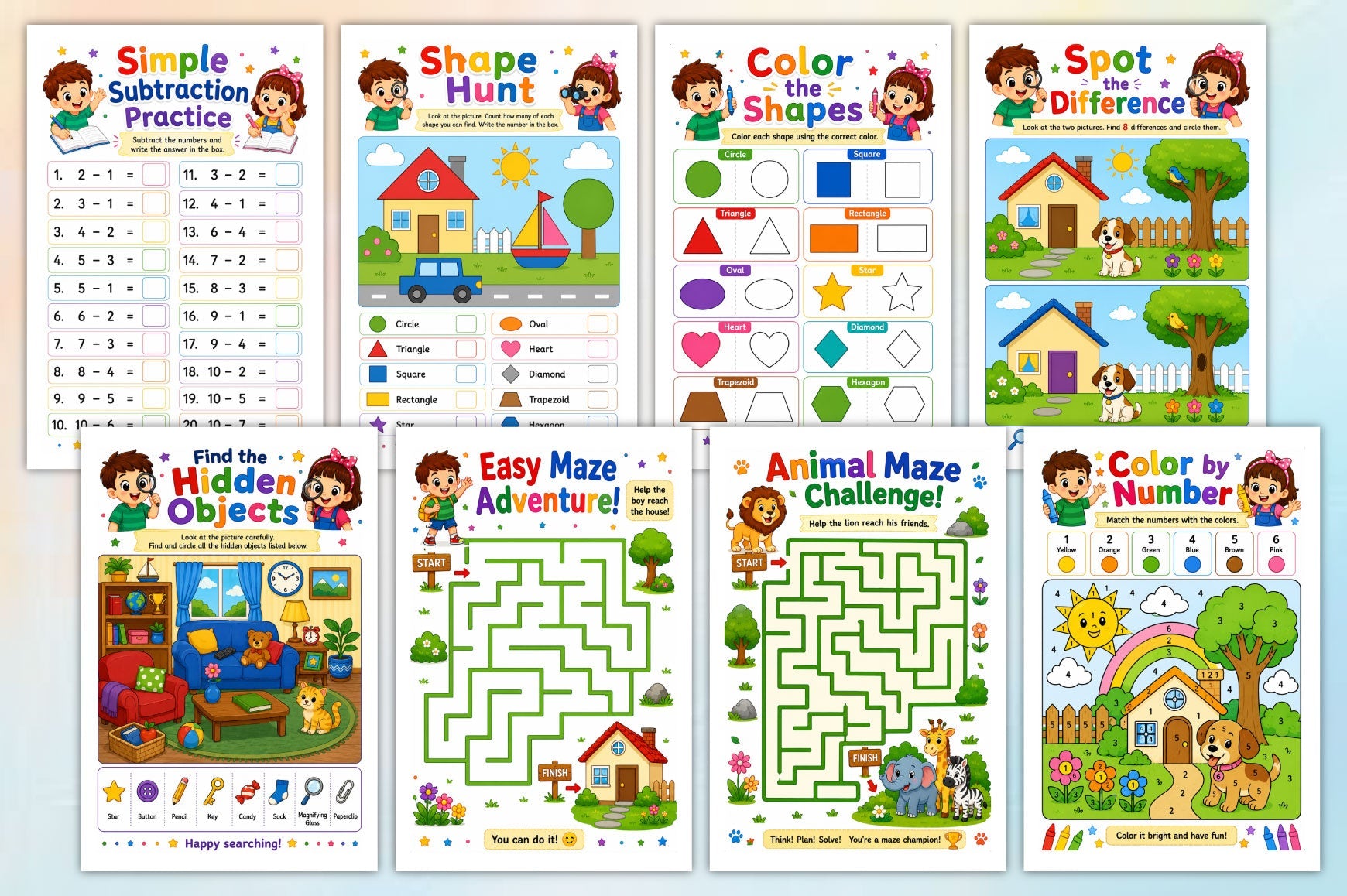 Happy Kids Learning Adventure Book