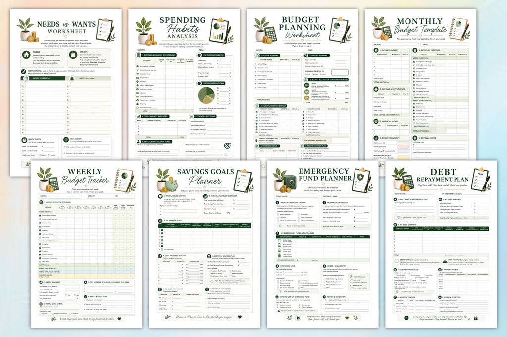 Financial Growth And Budget Planning Workbook