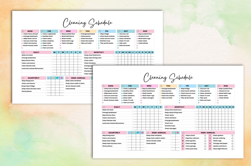 Cleaning Schedule Planner