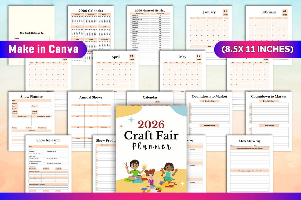 Craft Fair Planner