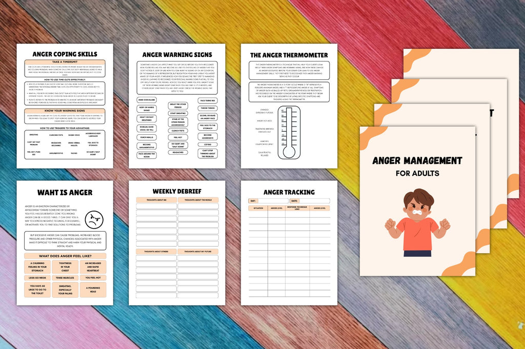 Anger Management Planner for Adults