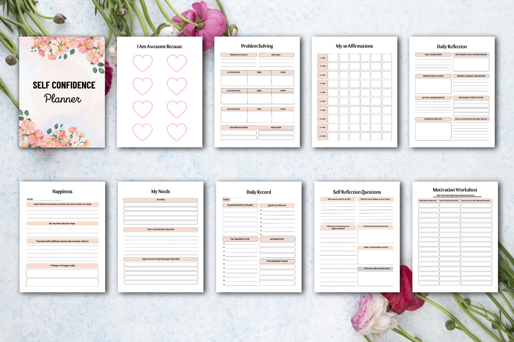 Self Confidence Planner