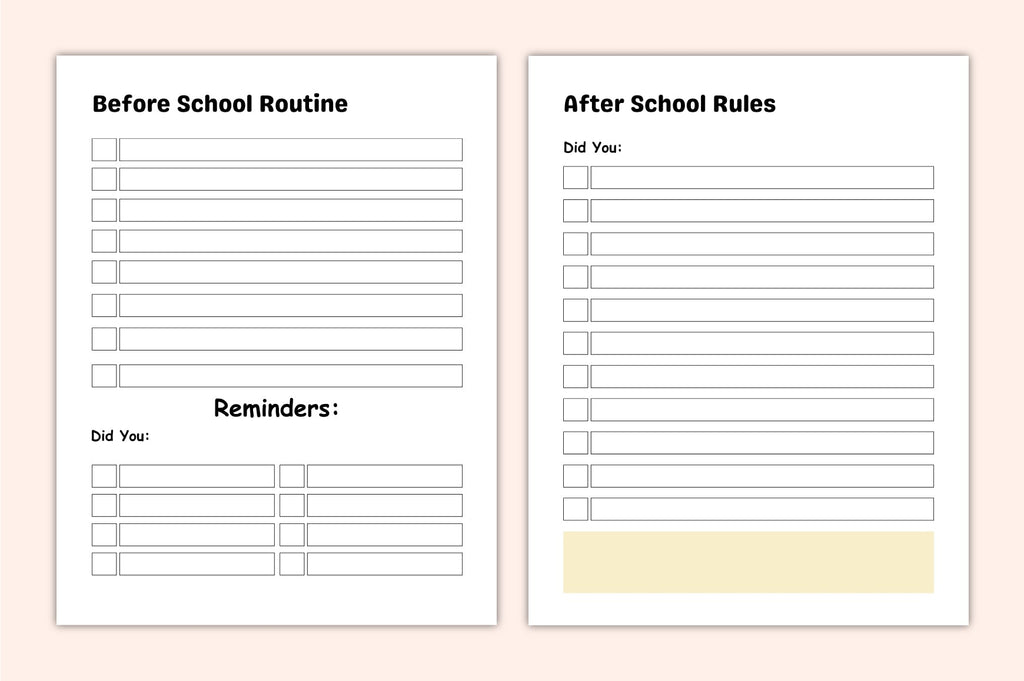 School Readiness Planner