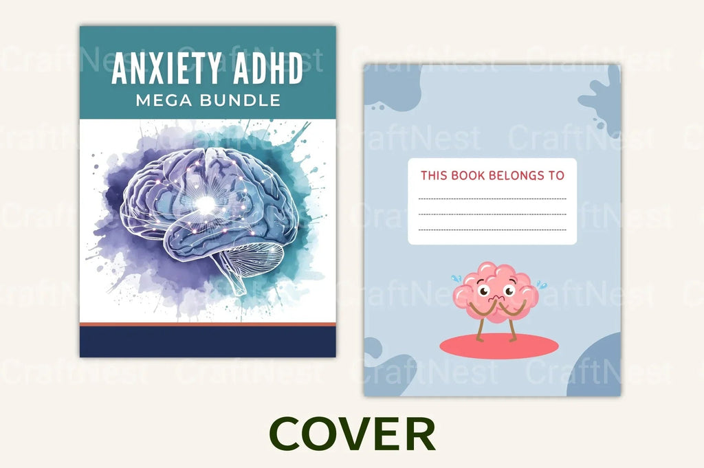 Anxiety and ADHD Management Strategies coping skills and self-care worksheets