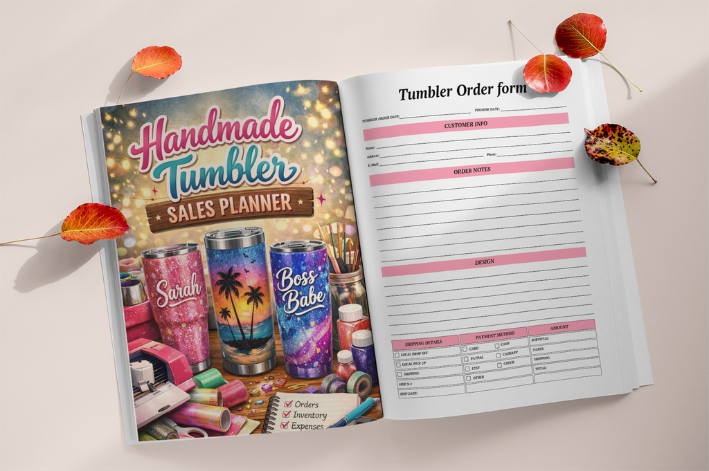 Handmade Tumbler Sales Planner