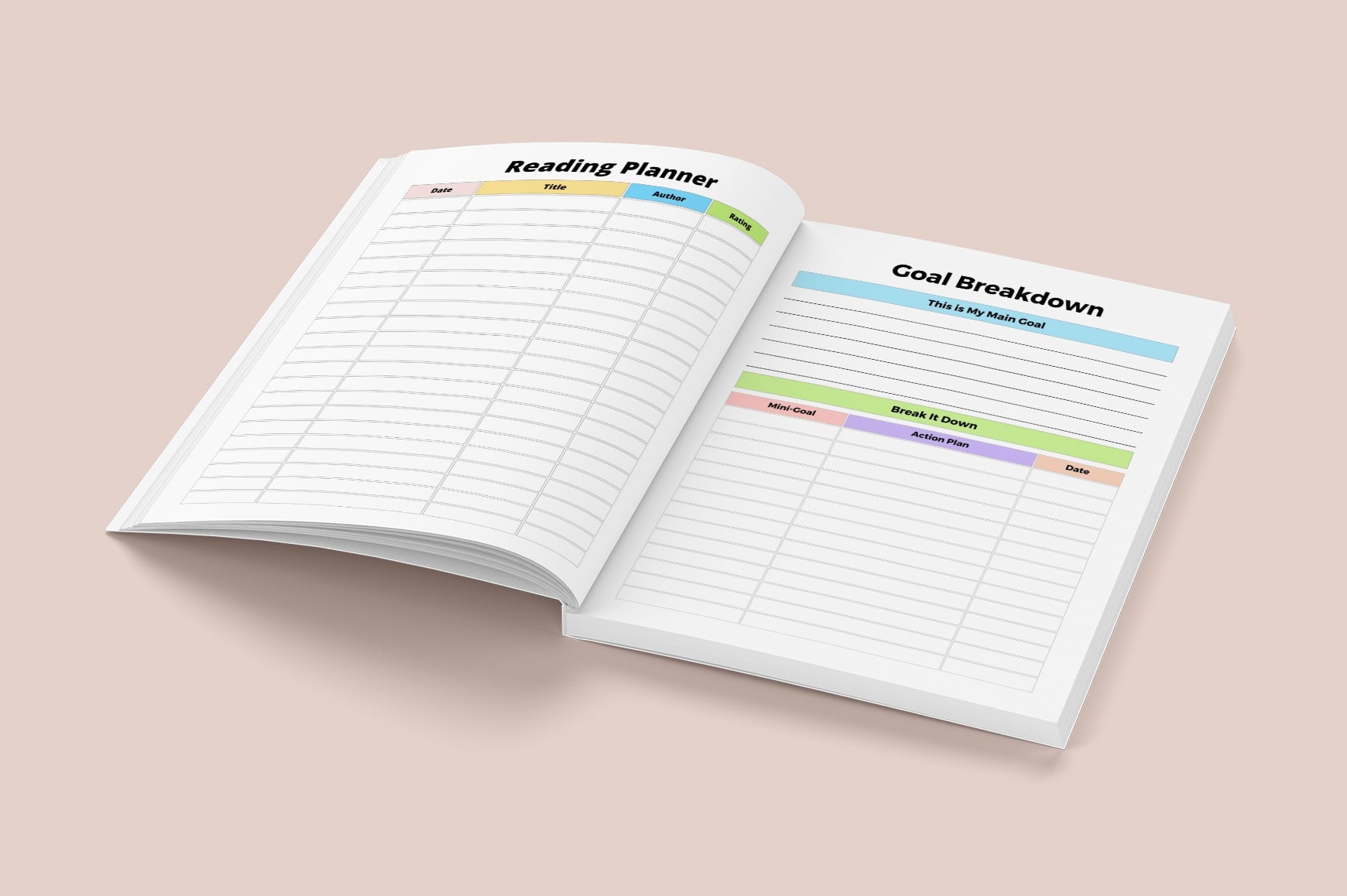 ADHD Daily Activity Planner for Kids Worksheets