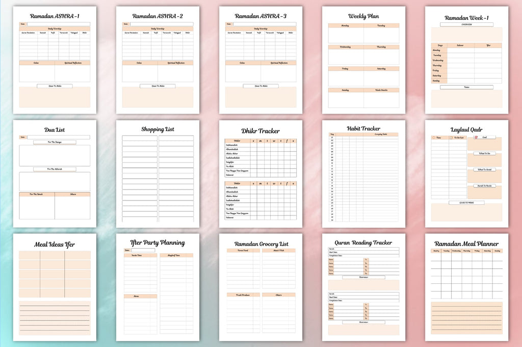 Ramadan Planner