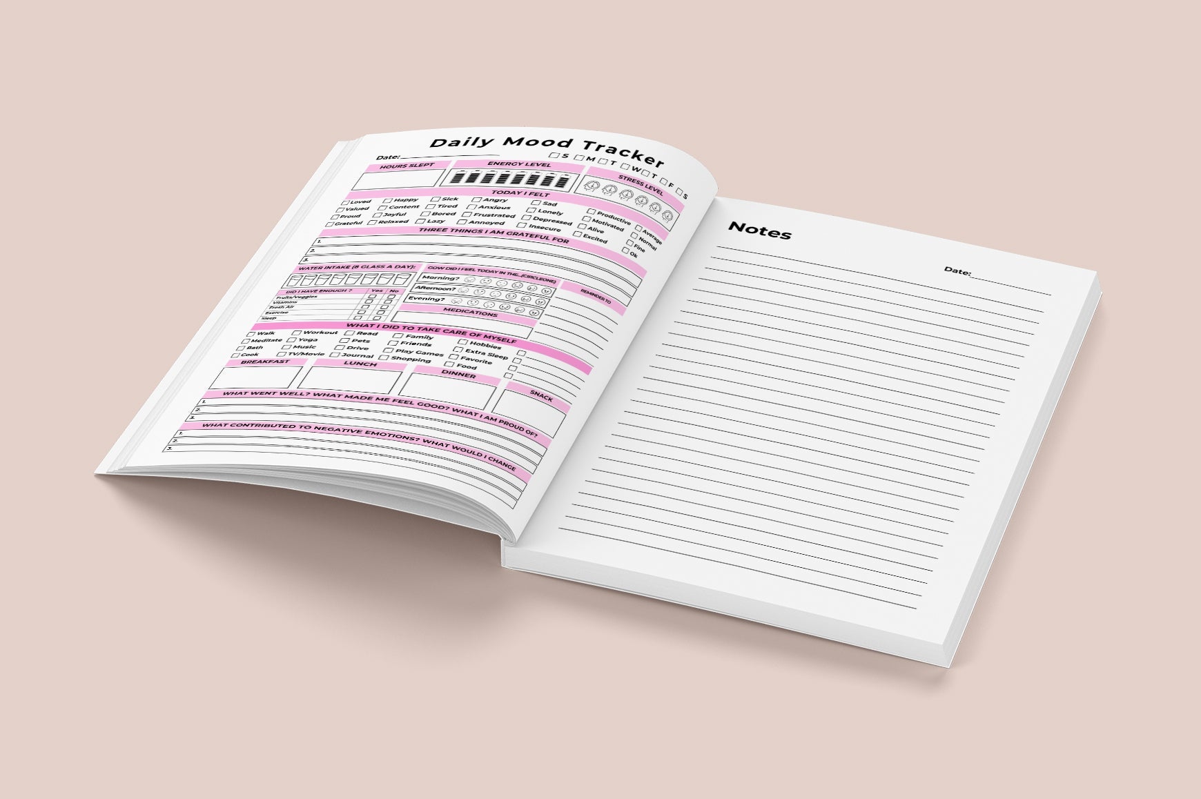 Daily Mood and Emotion Planner