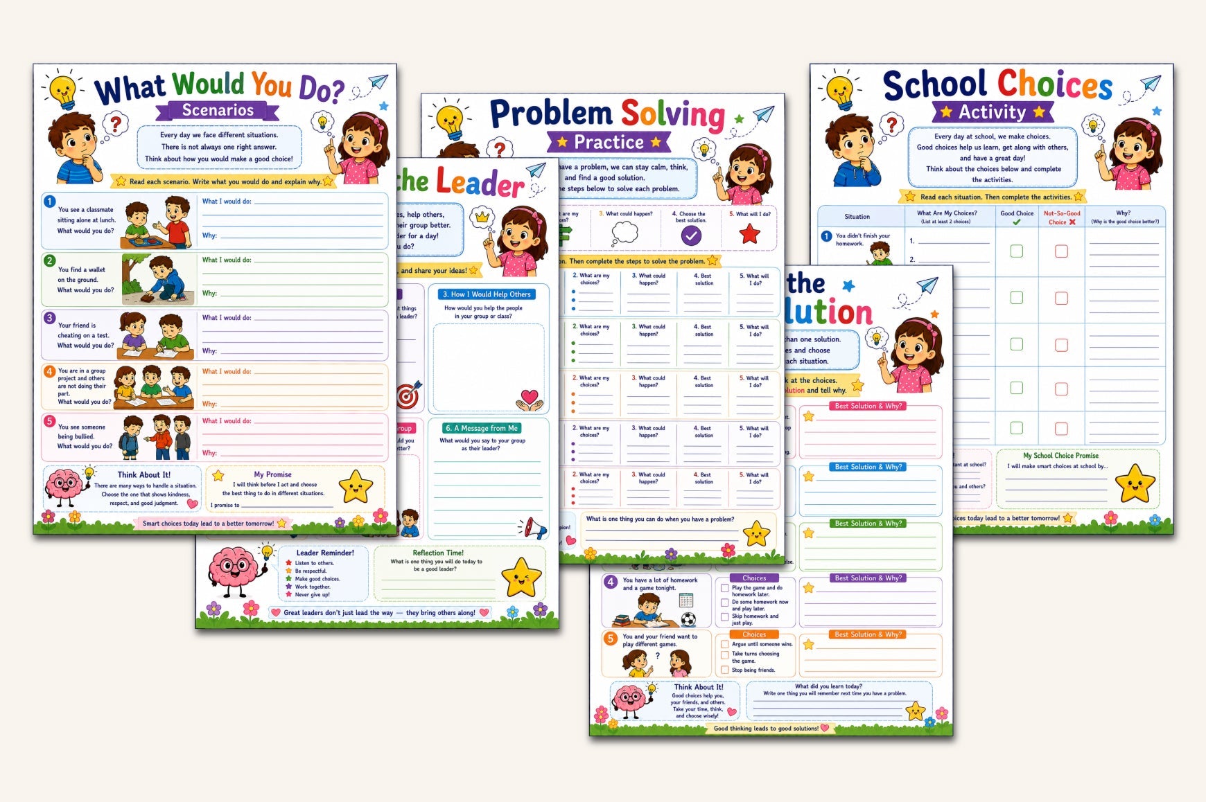 Decision Making For Kids Workbook