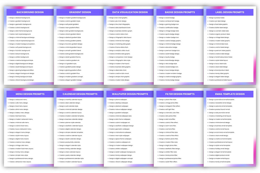 Online Designers Prompts