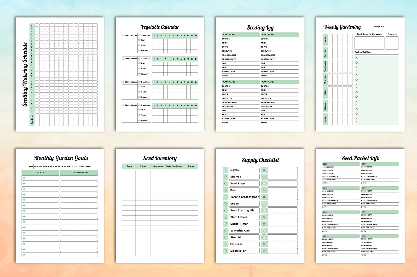Seed Starting Planner Guide