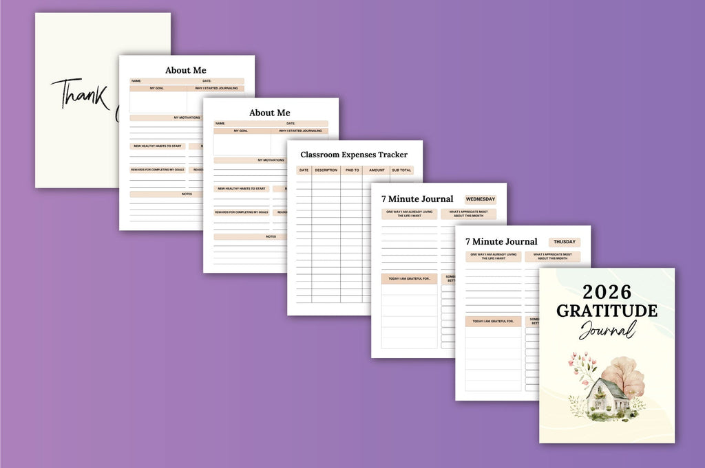 Gratitude Journal for Daily Reflection