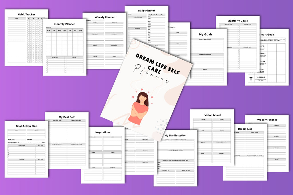 Dream Life Self Care Planner